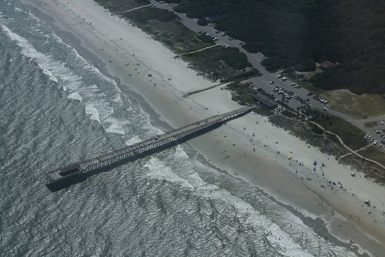 Myrtle Beach State Park Pier Aerial (50572624567)